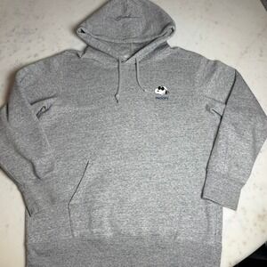 Peanuts Snoopy Joe Cool Heather Gray Pullover Hoodie Sweatshirt Mens Large